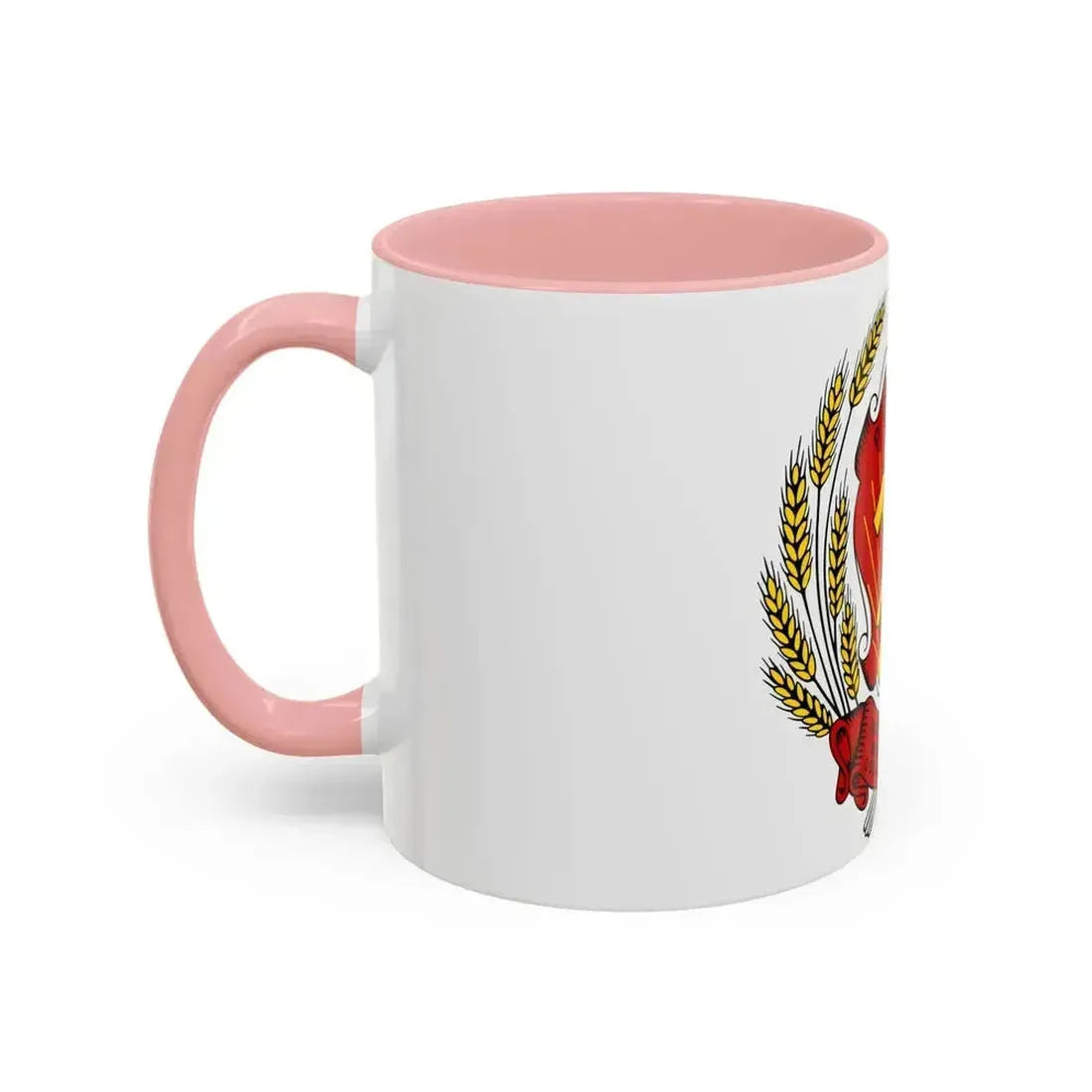 Coat of arms of the Russian Soviet Federative Socialist Republic - Accent Coffee Mug - Go Mug Yourself