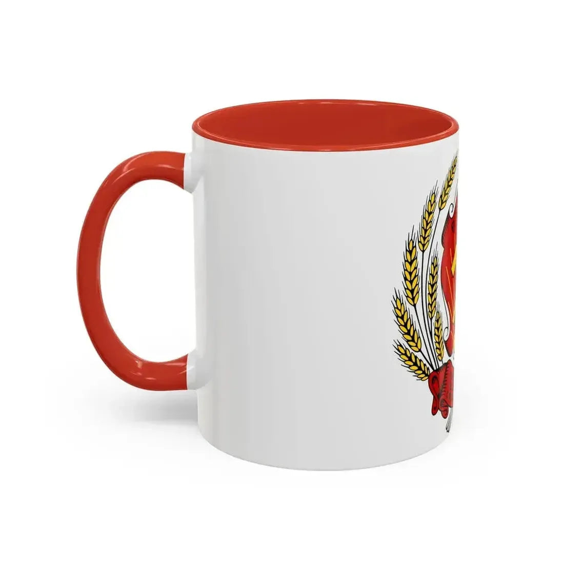 Coat of arms of the Russian Soviet Federative Socialist Republic - Accent Coffee Mug - Go Mug Yourself