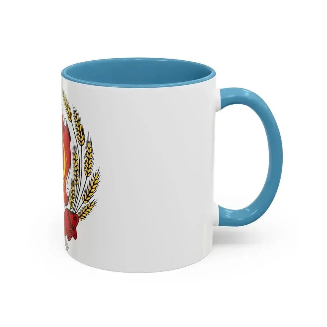 Coat of arms of the Russian Soviet Federative Socialist Republic - Accent Coffee Mug - Go Mug Yourself