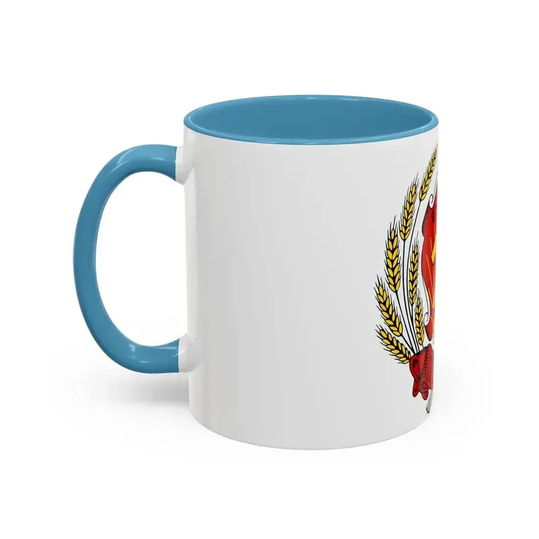 Coat of arms of the Russian Soviet Federative Socialist Republic - Accent Coffee Mug - Go Mug Yourself
