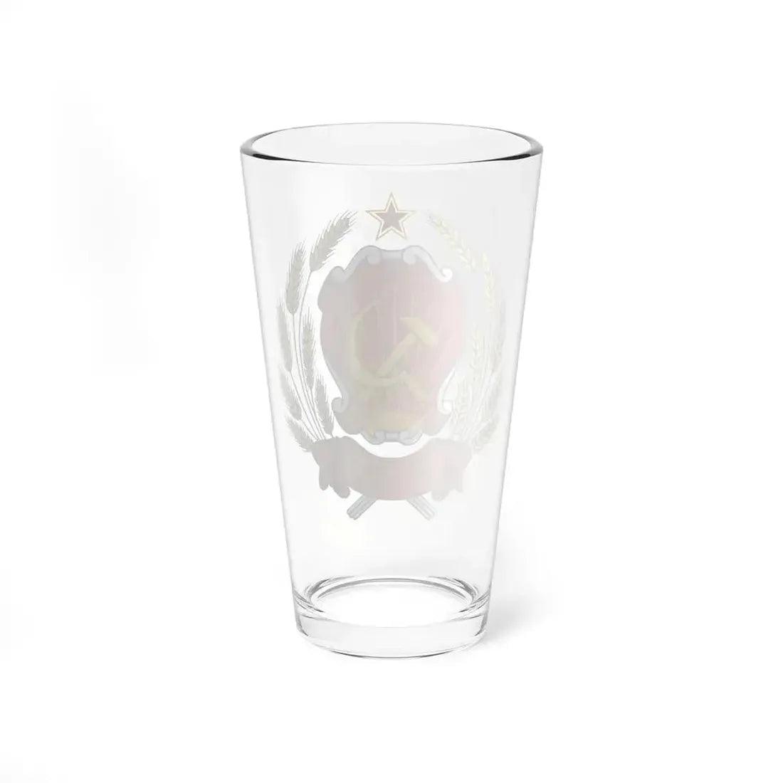 Coat of arms of the Russian Soviet Federative Socialist Republic - Pint Glass 16oz - Go Mug Yourself