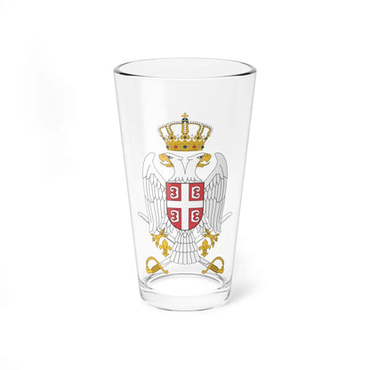 Coat of arms of the SAF (Serbia) (Coat of Arms) Pint Glass 16oz 16oz - Go Mug Yourself