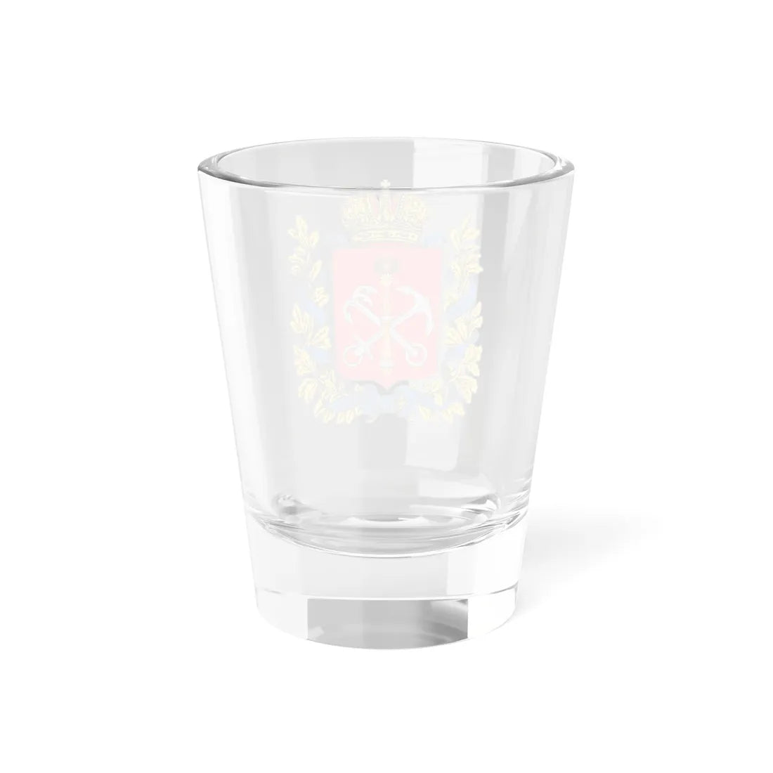 Coat of Arms of the Saint Petersburg governorate (Russia) (Coat of Arms) Shot Glass 1.5oz - Go Mug Yourself