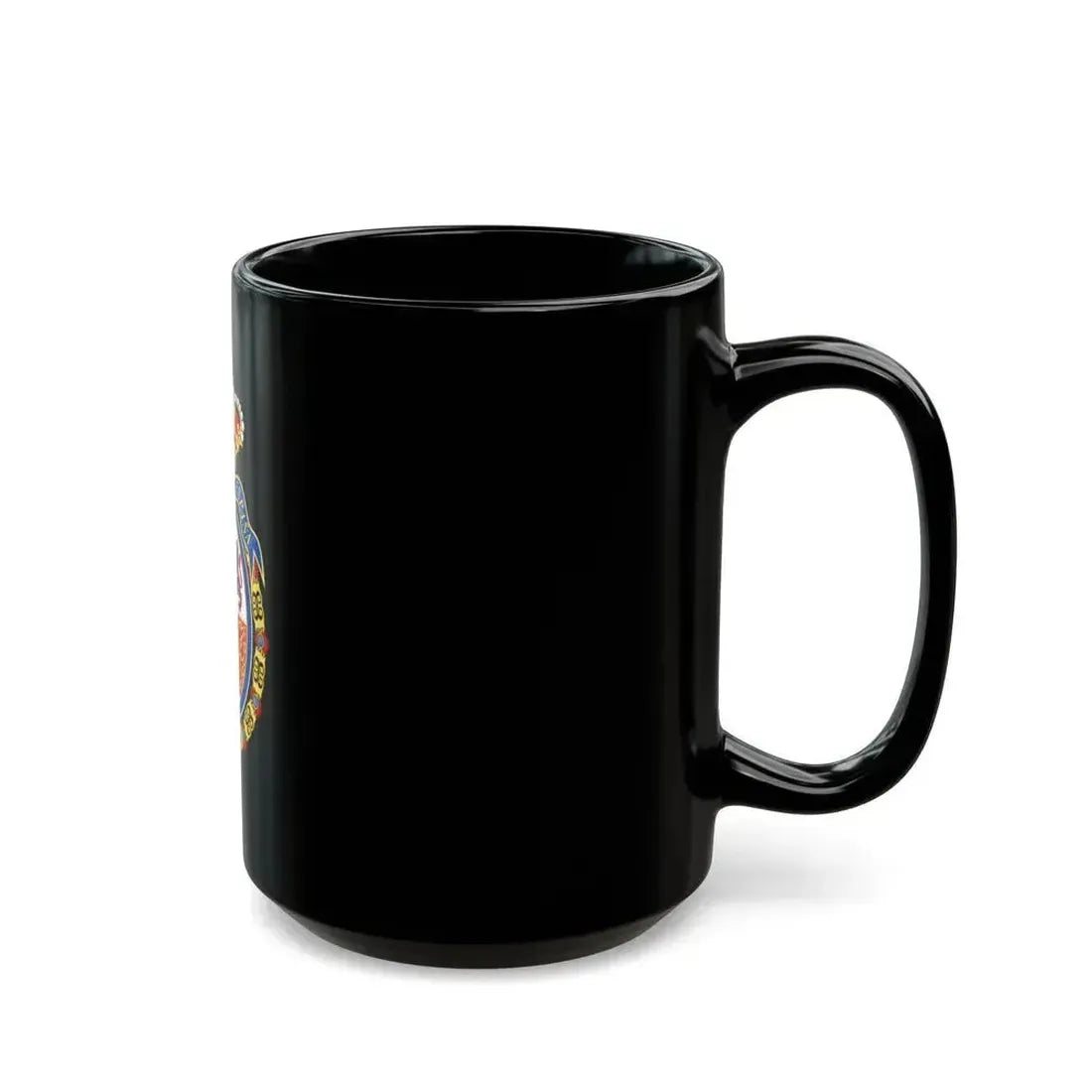 Coat of Arms of the Senate of Spain - Black Coffee Mug - Go Mug Yourself