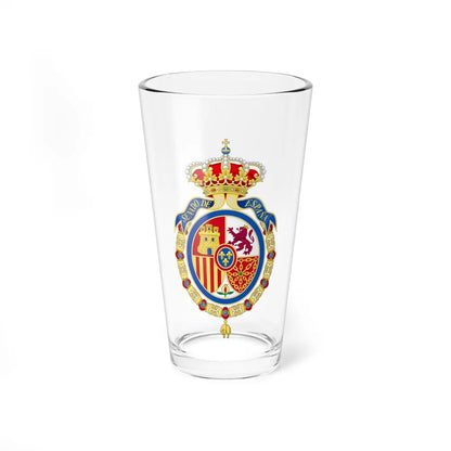 Coat of Arms of the Senate of Spain - Pint Glass 16oz-16oz-Go Mug Yourself