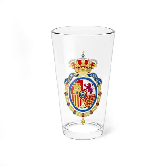 Coat of Arms of the Senate of Spain - Pint Glass 16oz 16oz - Go Mug Yourself
