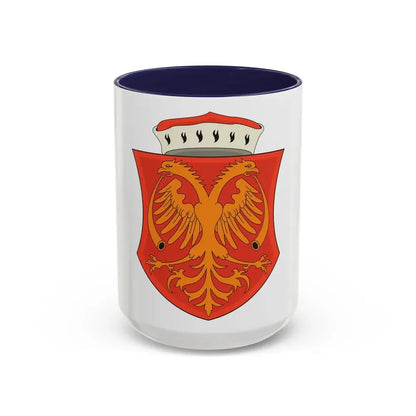 Coat of arms of the Serbian Despotate - Accent Coffee Mug 15oz Navy - Go Mug Yourself