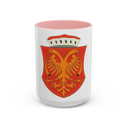 Coat of arms of the Serbian Despotate - Accent Coffee Mug 15oz Pink - Go Mug Yourself