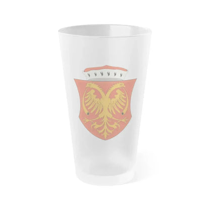 Coat of arms of the Serbian Despotate - Frosted Pint Glass 16oz Default Title - Go Mug Yourself