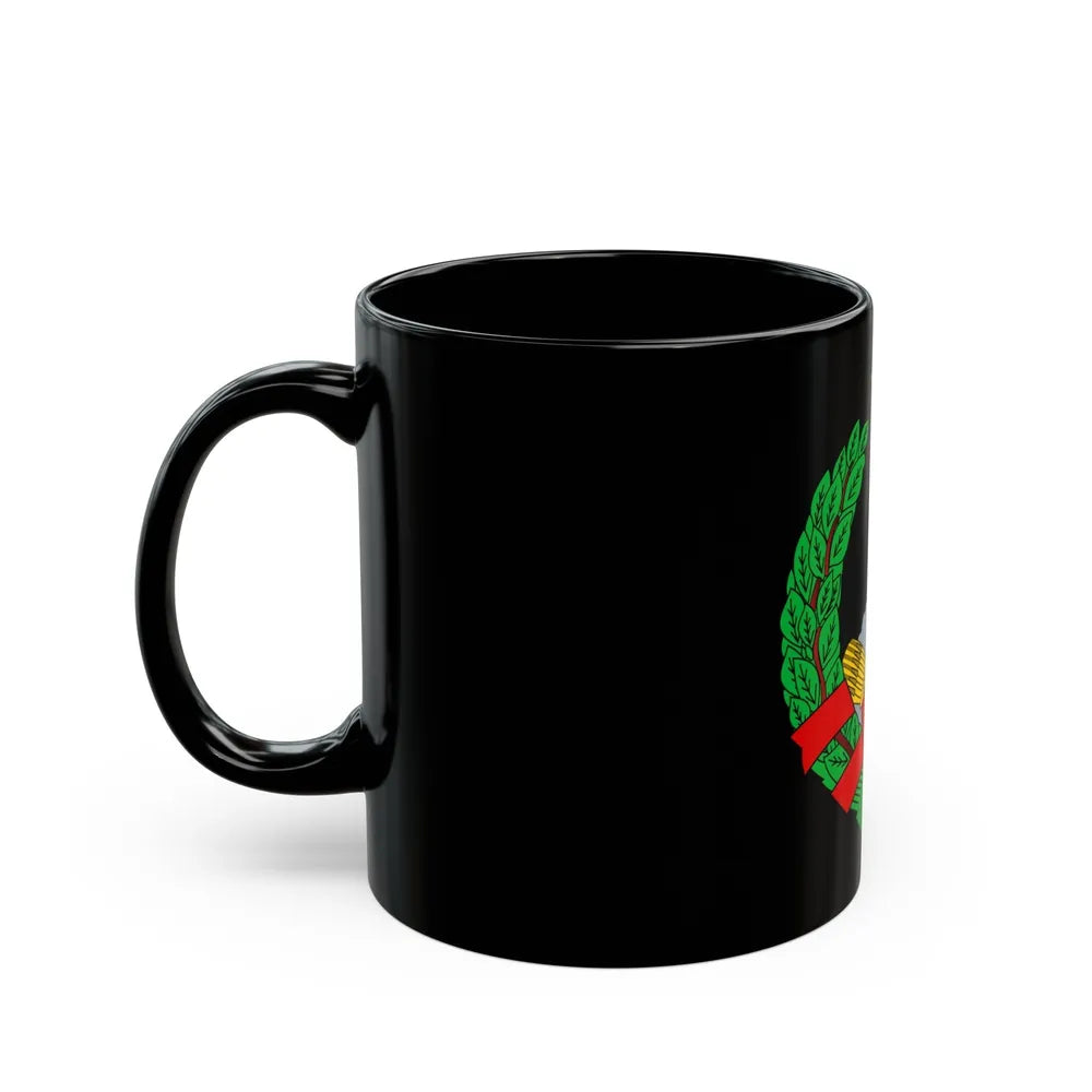 Coat of Arms of the Socialist Republic of Bosnia and Herzegovina - Black Coffee Mug-Go Mug Yourself