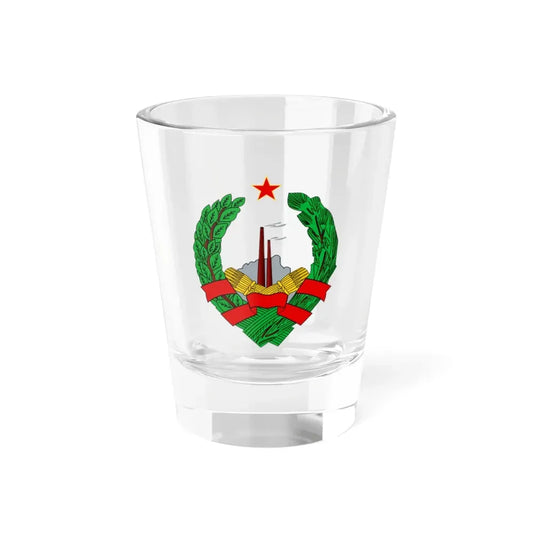 Coat of Arms of the Socialist Republic of Bosnia and Herzegovina - Shot Glass 1.5oz 1.5oz - Go Mug Yourself