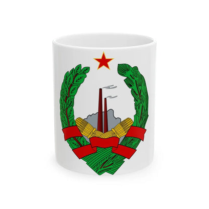 Coat of Arms of the Socialist Republic of Bosnia and Herzegovina - White Coffee Mug-11oz-Go Mug Yourself