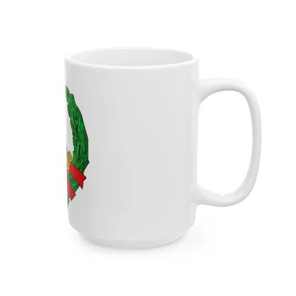 Coat of Arms of the Socialist Republic of Bosnia and Herzegovina - White Coffee Mug-Go Mug Yourself