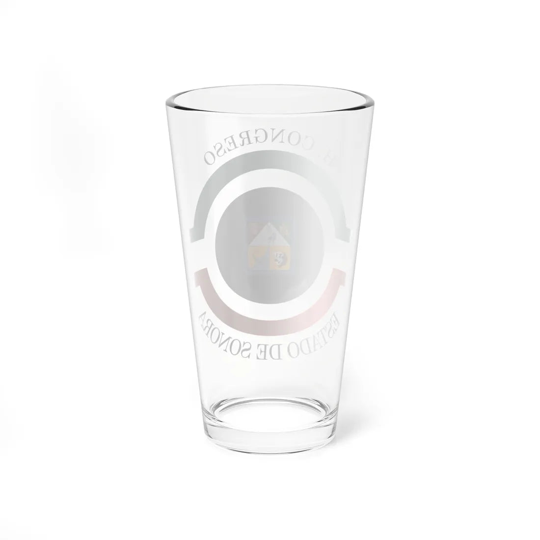 Coat of arms of the Sonora Congress (Mexico) (Coat of Arms) Pint Glass 16oz - Go Mug Yourself