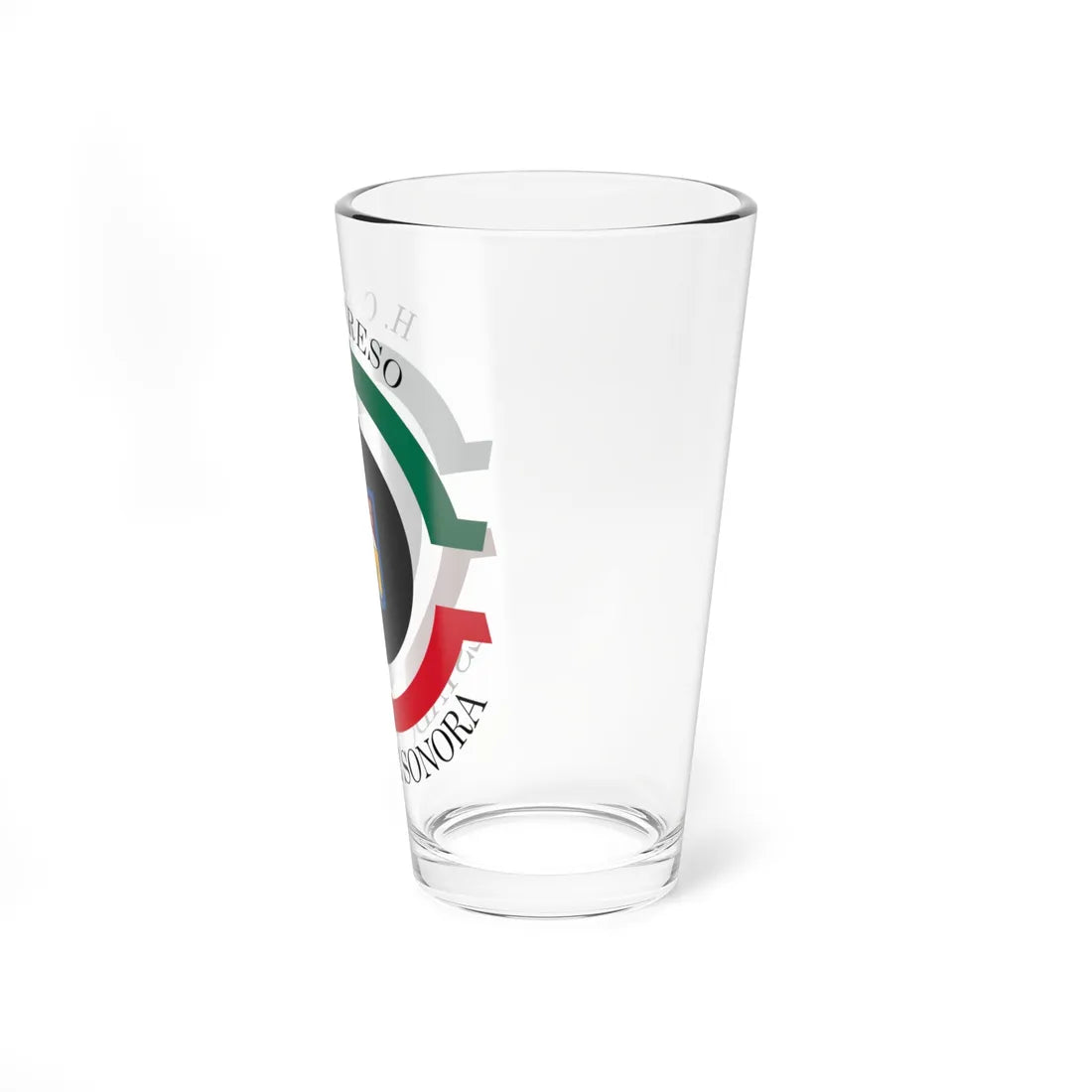 Coat of arms of the Sonora Congress (Mexico) (Coat of Arms) Pint Glass 16oz - Go Mug Yourself