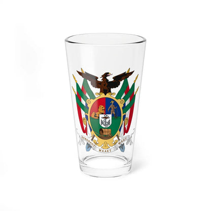 Coat of arms of the South African Republic - Pint Glass 16oz-16oz-Go Mug Yourself