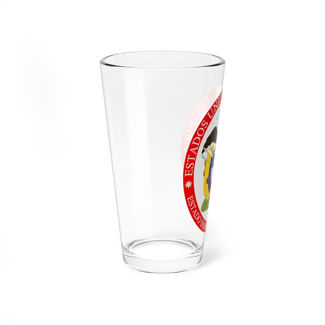 Coat of arms of the Sovereign State of Tolima (Colombia) (Coat of Arms) Pint Glass 16oz - Go Mug Yourself