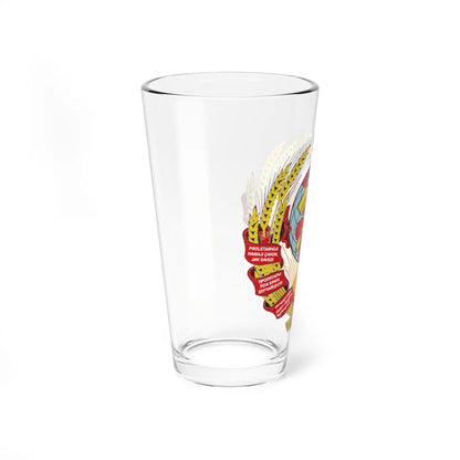 Coat of arms of the Soviet Union 1929-1936 (Soviet Union) (Coat of Arms) Pint Glass 16oz - Go Mug Yourself
