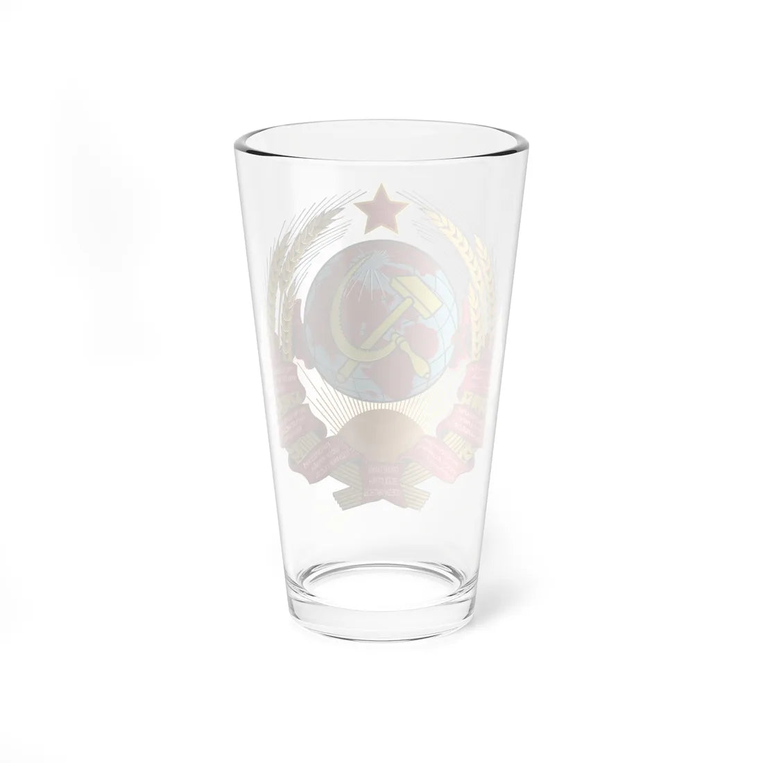 Coat of arms of the Soviet Union 1931-1936 (Soviet Union) (Coat of Arms) Pint Glass 16oz - Go Mug Yourself
