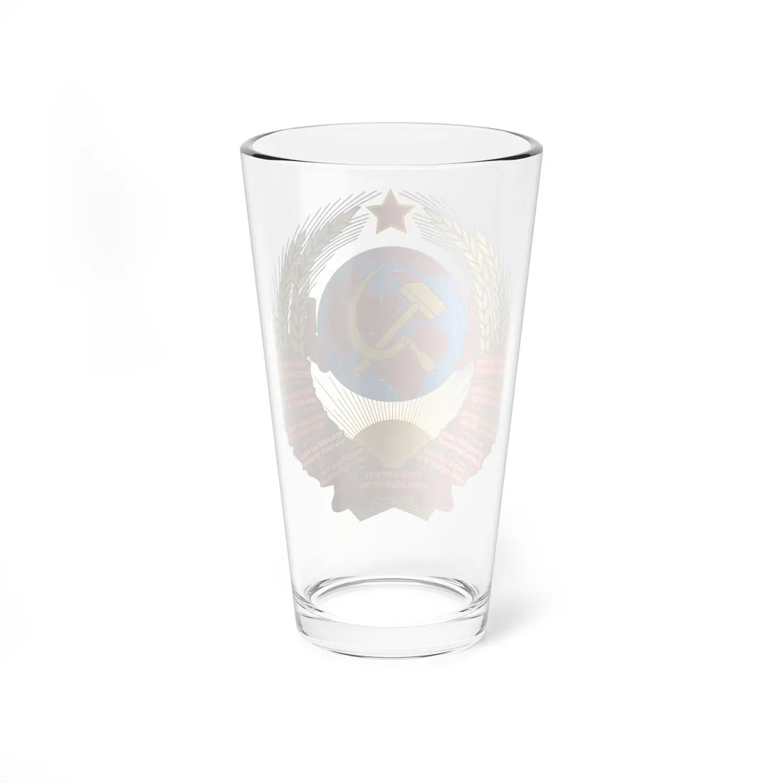 Coat of arms of the Soviet Union 1936-1946 (Soviet Union) (Coat of Arms) Pint Glass 16oz - Go Mug Yourself
