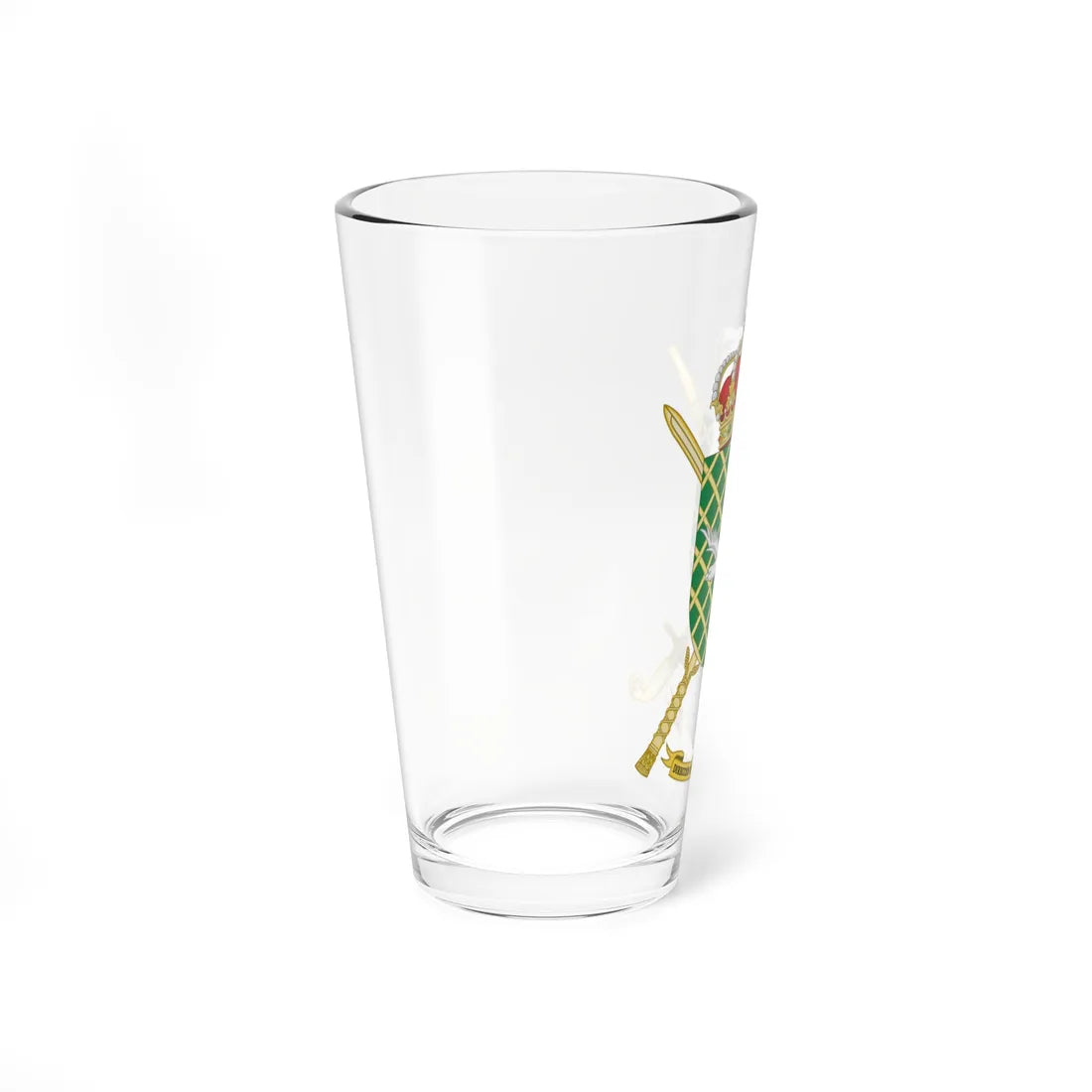 Coat of Arms of the Spanish Amy Infrastructures Direction (Spain) (Coat of Arms) Pint Glass 16oz - Go Mug Yourself