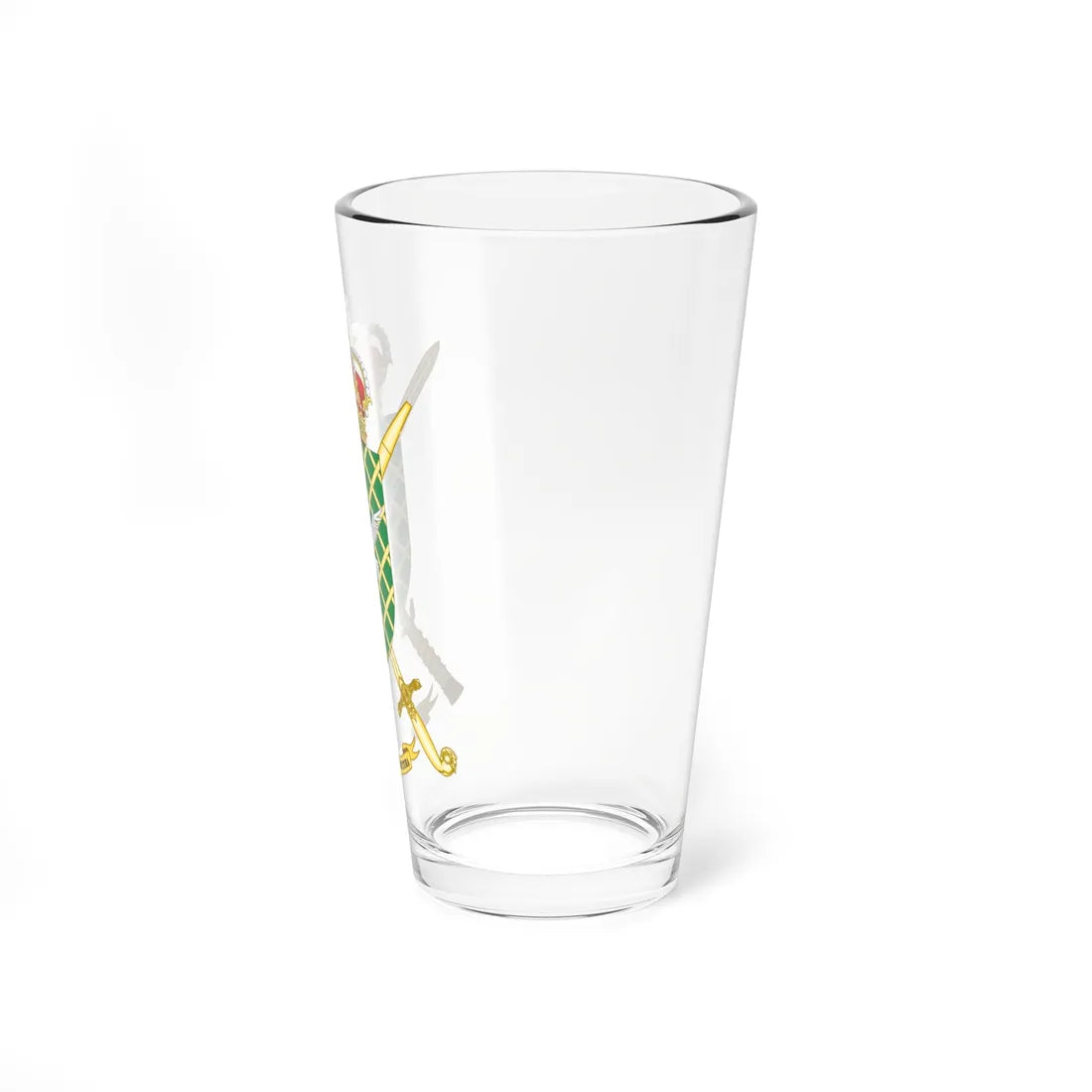 Coat of Arms of the Spanish Amy Infrastructures Direction (Spain) (Coat of Arms) Pint Glass 16oz - Go Mug Yourself