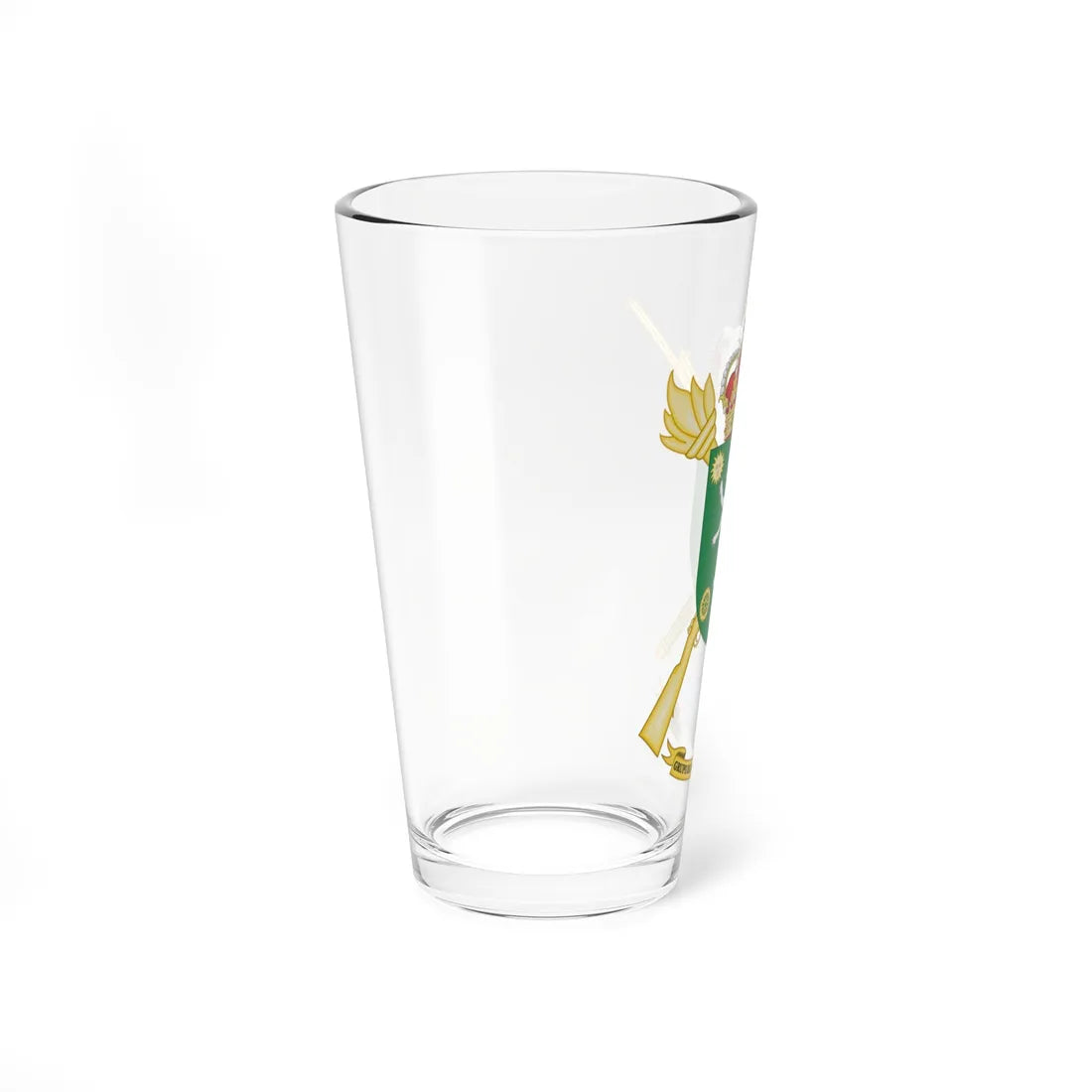 Coat of Arms of the Spanish Army 1st-11 Supply Group (Spain) (Coat of Arms) Pint Glass 16oz - Go Mug Yourself