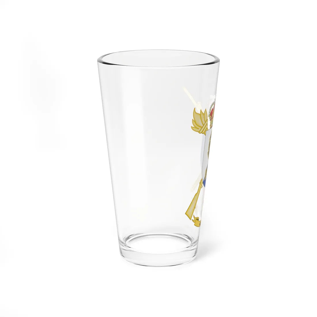 Coat of Arms of the Spanish Army 1st-21 Supply Group (Spain) (Coat of Arms) Pint Glass 16oz - Go Mug Yourself