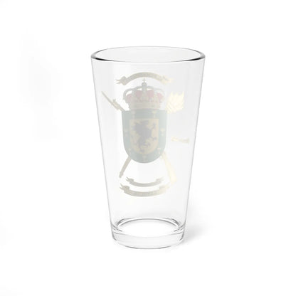 Coat of Arms of the Spanish Army 1st-41 Supply Group (Spain) (Coat of Arms) Pint Glass 16oz - Go Mug Yourself