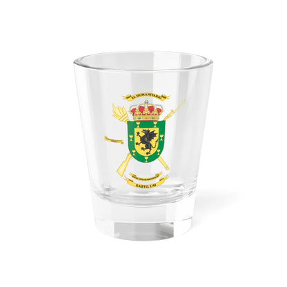 Coat of Arms of the Spanish Army 1st-41 Supply Group (Spain) (Coat of Arms) Shot Glass 1.5oz 1.5oz - Go Mug Yourself