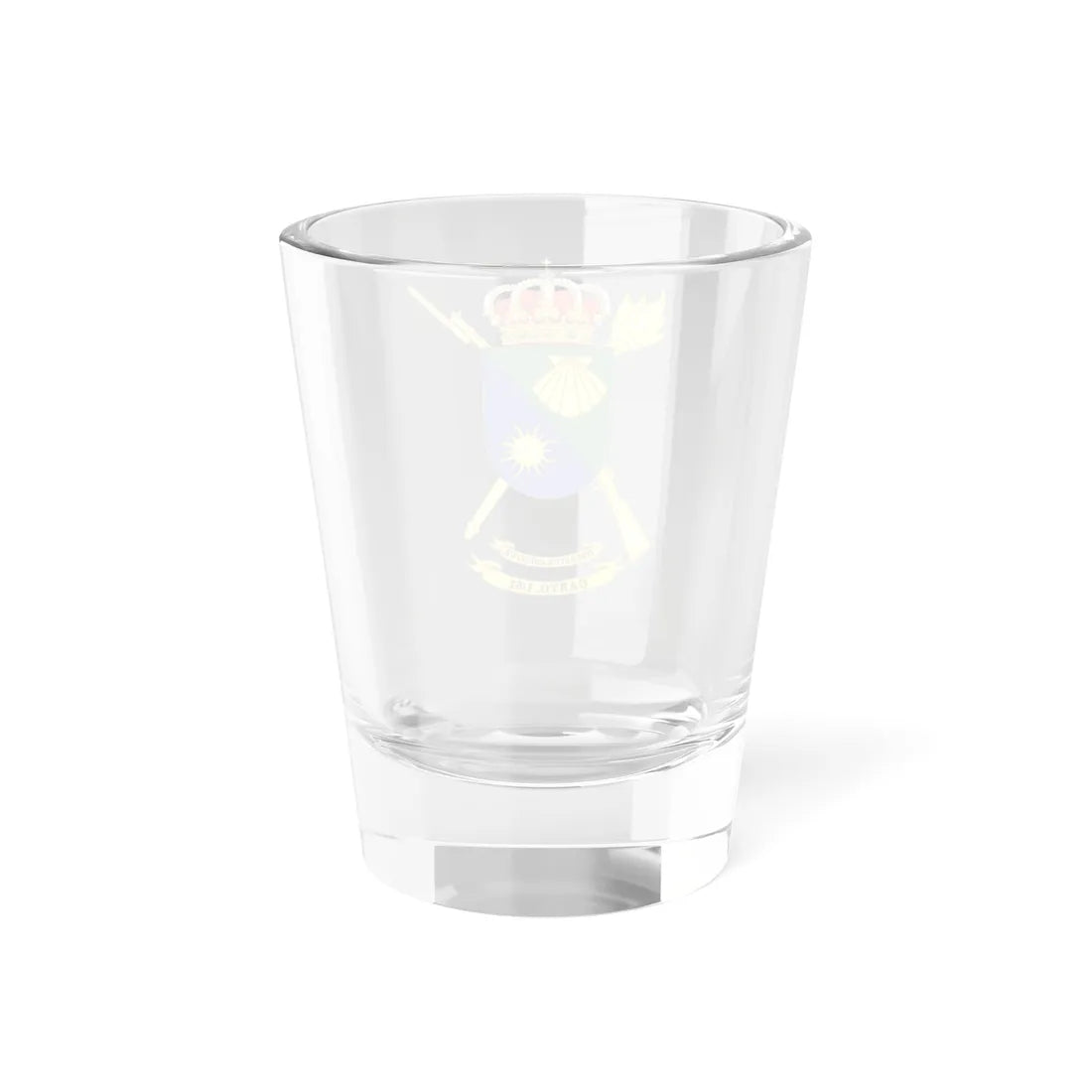 Coat of Arms of the Spanish Army 1st-61 Supply Group (Spain) (Coat of Arms) Shot Glass 1.5oz - Go Mug Yourself