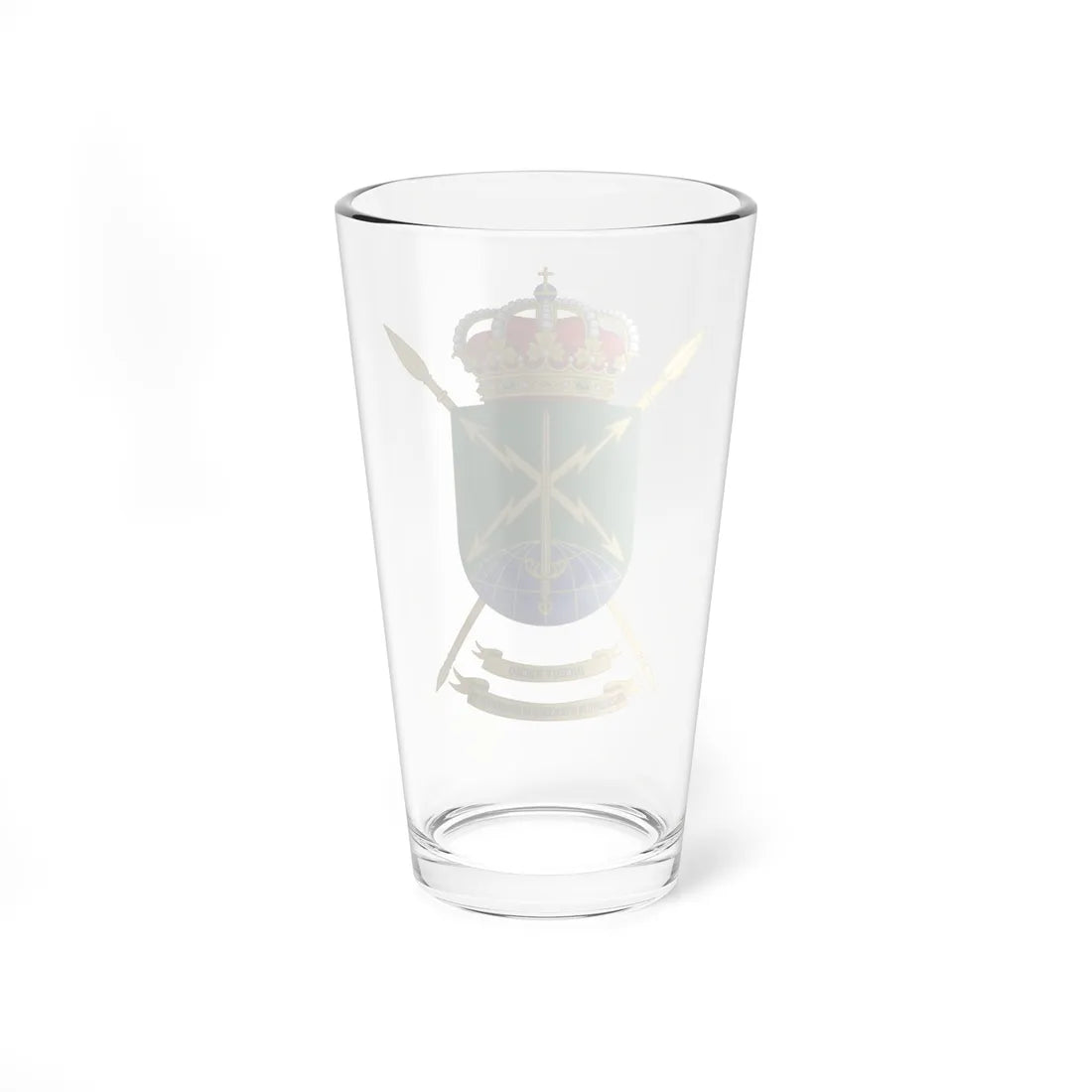 Coat of Arms of the Spanish Army 1st Information Operations Regiment (Spain) (Coat of Arms) Pint Glass 16oz - Go Mug Yourself