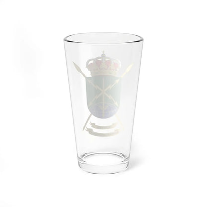 Coat of Arms of the Spanish Army 1st Information Operations Regiment (Spain) (Coat of Arms) Pint Glass 16oz - Go Mug Yourself
