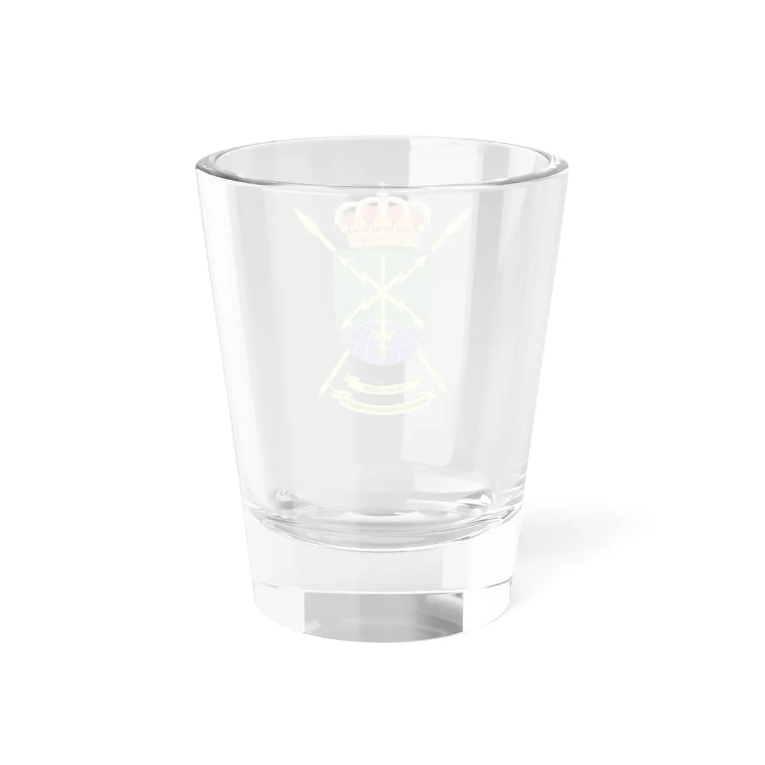 Coat of Arms of the Spanish Army 1st Information Operations Regiment (Spain) (Coat of Arms) Shot Glass 1.5oz - Go Mug Yourself