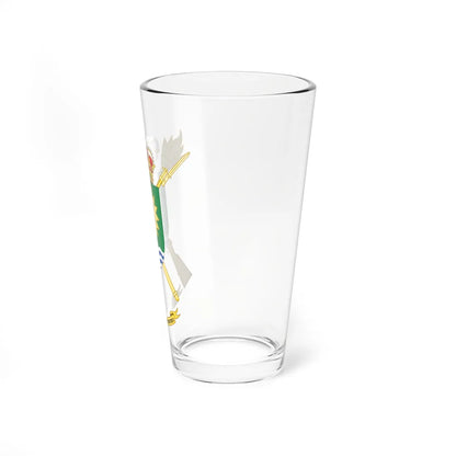 Coat of Arms of the Spanish Army 1st Land Logistics Force (Spain) (Coat of Arms) Pint Glass 16oz - Go Mug Yourself