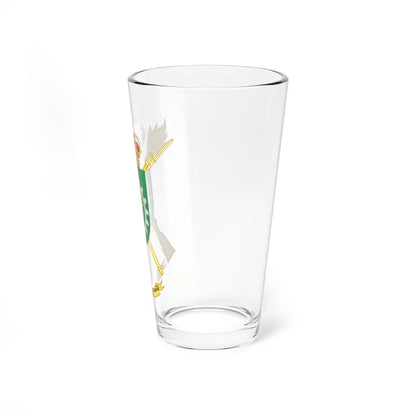 Coat of Arms of the Spanish Army 212th Logistics Services and Mechanical Workshops Unit (Spain) (Coat of Arms) Pint Glass 16oz - Go Mug Yourself