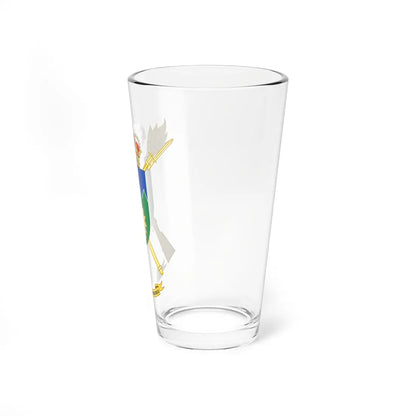 Coat of Arms of the Spanish Army 2nd Land Logistics Force (Spain) (Coat of Arms) Pint Glass 16oz - Go Mug Yourself