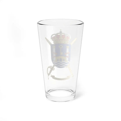 Coat of Arms of the Spanish Army 2nd Troop Training Centre (Spain) (Coat of Arms) Pint Glass 16oz - Go Mug Yourself