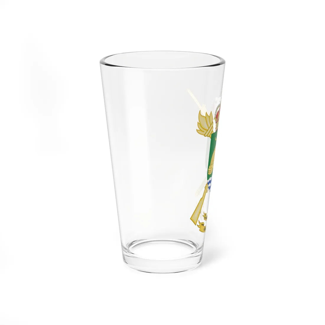 Coat of Arms of the Spanish Army 6th-21 Logistics Maintenance Group (Spain) (Coat of Arms) Pint Glass 16oz - Go Mug Yourself