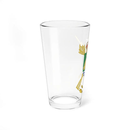 Coat of Arms of the Spanish Army 6th-21 Logistics Maintenance Group (Spain) (Coat of Arms) Pint Glass 16oz - Go Mug Yourself