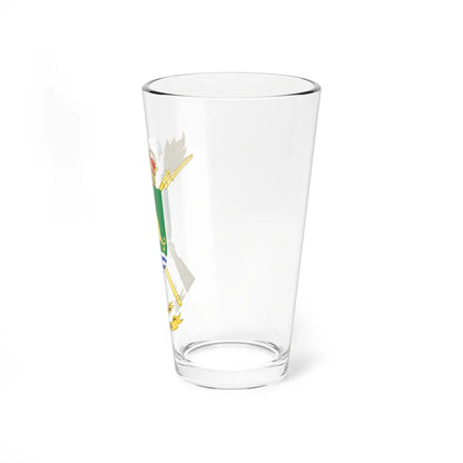 Coat of Arms of the Spanish Army 6th-21 Logistics Maintenance Group (Spain) (Coat of Arms) Pint Glass 16oz - Go Mug Yourself