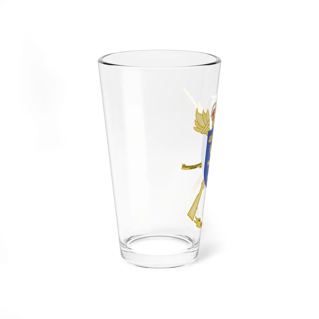 Coat of Arms of the Spanish Army 6th-41 Logistics Maintenance Group (Spain) (Coat of Arms) Pint Glass 16oz - Go Mug Yourself