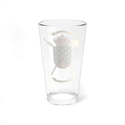 Coat of Arms of the Spanish Army 811th Munitions Battery (Spain) (Coat of Arms) Pint Glass 16oz - Go Mug Yourself