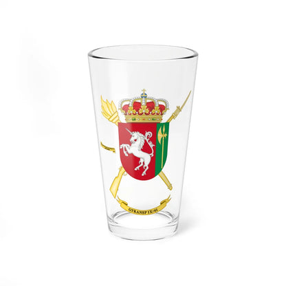 Coat of Arms of the Spanish Army 9th-41Transport Group (Spain) (Coat of Arms) Pint Glass 16oz 16oz - Go Mug Yourself