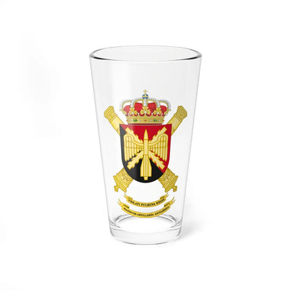Coat of Arms of the Spanish Army Air Defence Command (Spain) (Coat of Arms) Pint Glass 16oz 16oz - Go Mug Yourself