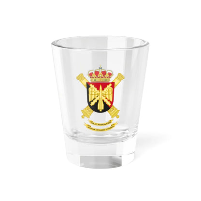 Coat of Arms of the Spanish Army Air Defence Command (Spain) (Coat of Arms) Shot Glass 1.5oz 1.5oz - Go Mug Yourself