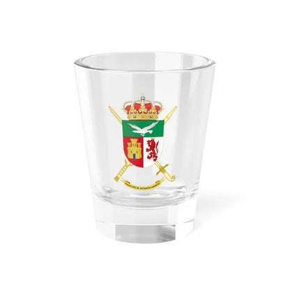 Coat of Arms of the Spanish Army Barracks Direction (Spain) (Coat of Arms) Shot Glass 1.5oz 1.5oz - Go Mug Yourself