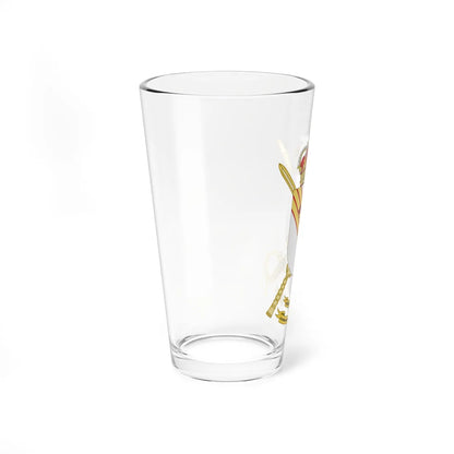 Coat of Arms of the Spanish Army Basic Academy of NCOs Officers (Spain) (Coat of Arms) Pint Glass 16oz - Go Mug Yourself