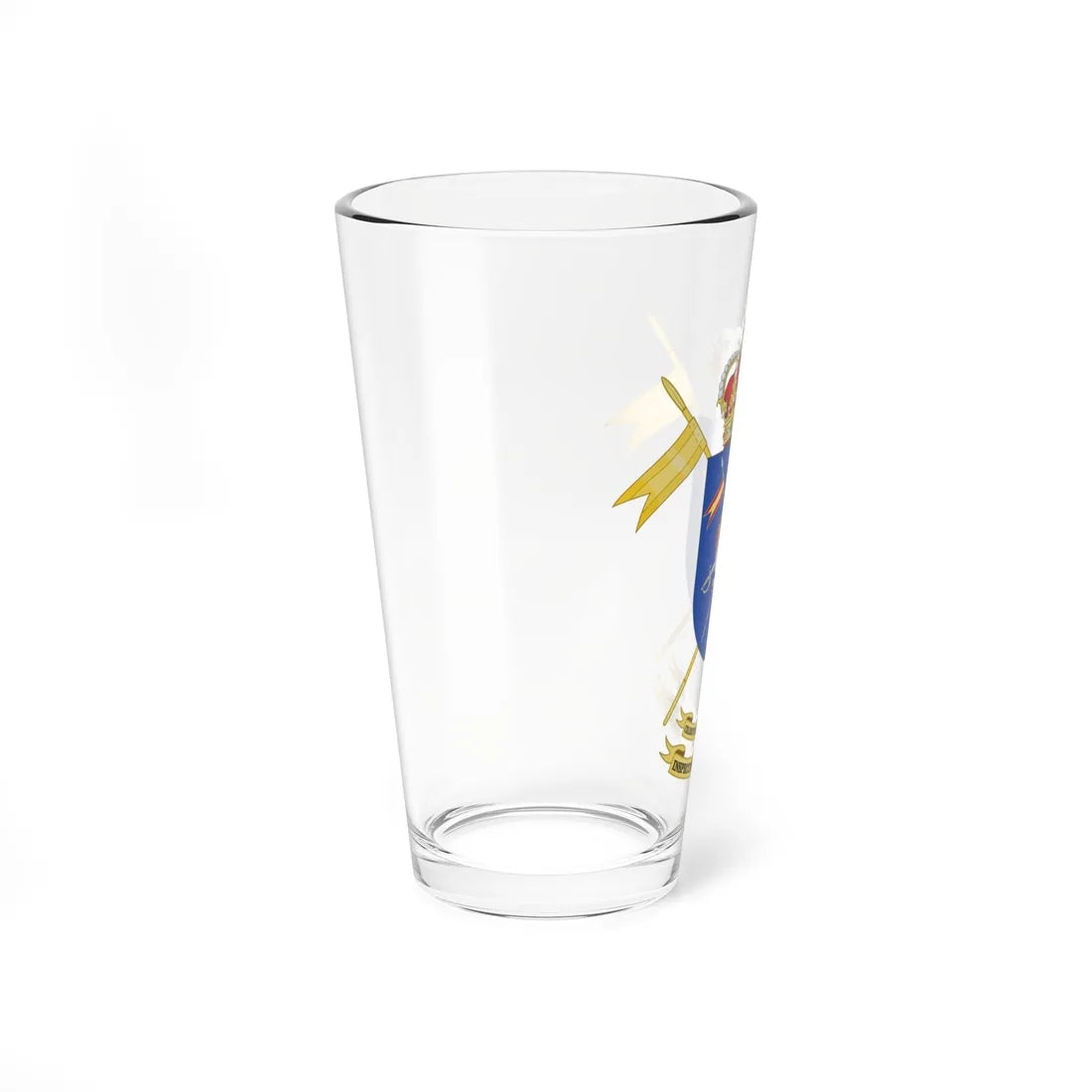 Coat of Arms of the Spanish Army Cavalry Forces Inspectors Office (Spain) (Coat of Arms) Pint Glass 16oz - Go Mug Yourself