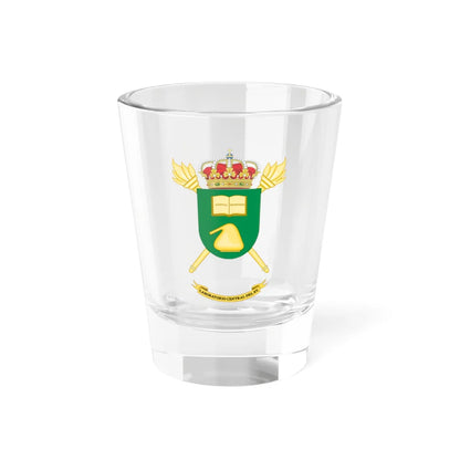 Coat of Arms of the Spanish Army Central Laboratory (Spain) (Coat of Arms) Shot Glass 1.5oz 1.5oz - Go Mug Yourself